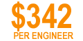 $342 per Engineer